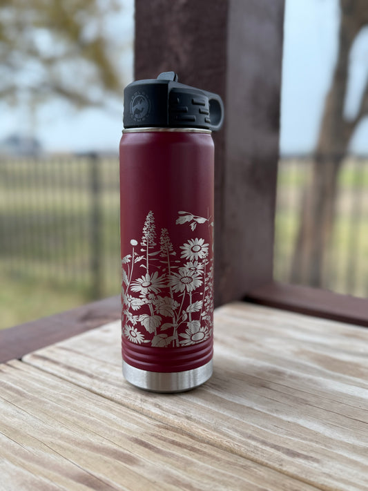 Custom Laser-Engraved 20oz Insulated Tumbler